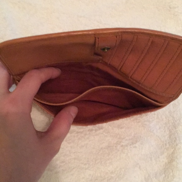 AUTHENTIC fossil leather and tweed wallet! - Picture 6 of 7